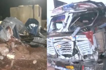 Madhya Pradesh Truck Rams Over Devotees 12 Dead
