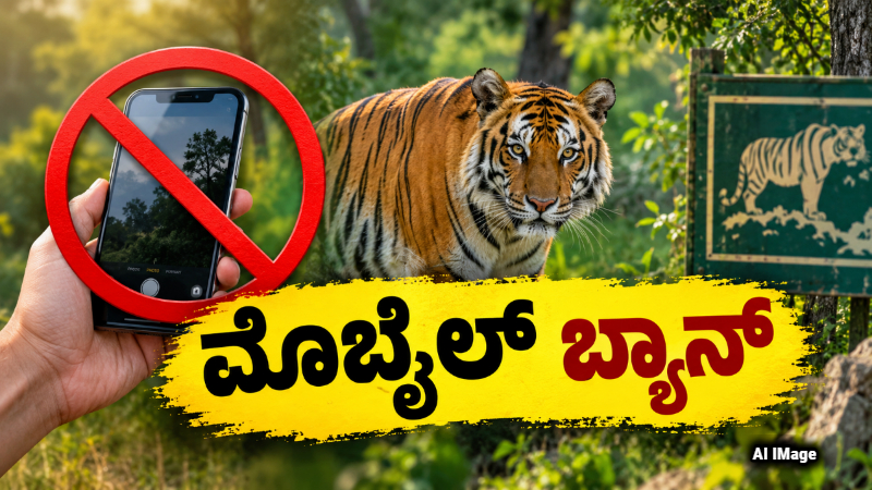 Mobile ban in tiger reserve Forest 1