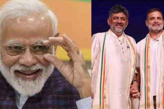 Modi DK Shivakumar Rahul Gandhi