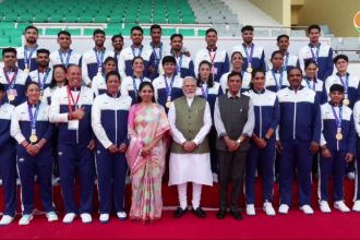 Modi Meets Asian Games