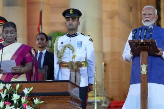 Narendra Modi takes oath as Prime Minister for the third term