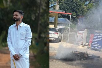 KSRTC ಬಸ್, ಬೈಕ್ ನಡುವೆ ಮುಖಾಮುಖಿ ಡಿಕ್ಕಿ - ಮದುವೆಯಾಗಿ ಐದೇ ದಿನಕ್ಕೆ ನವವಿವಾಹಿತ ಸಾವು 30 Newlywed dies after bike collided head on with KSRTC Bus in Sringeri