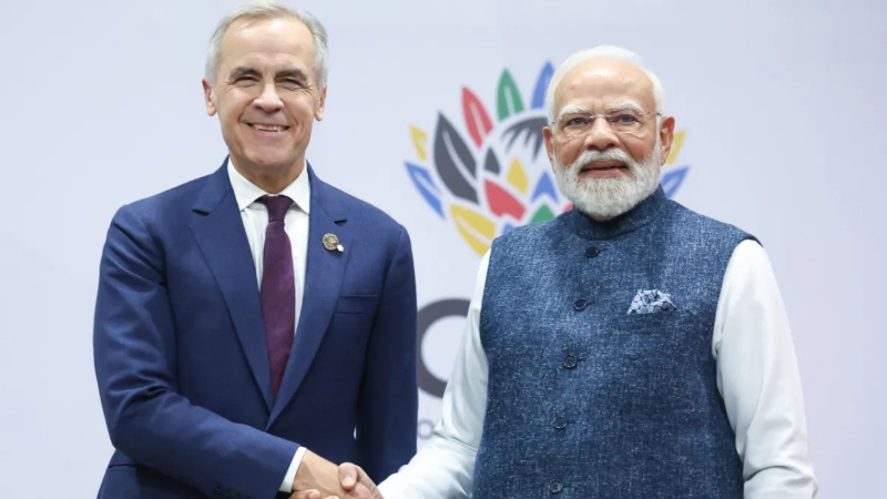 PM Modi and Mark Carney