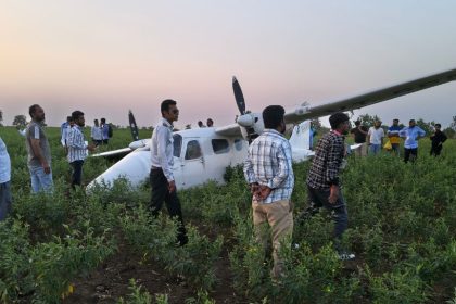 Plain emergency landing in kalaburagi