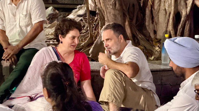 Rahul Gandhi Priyanka SIR Protest Delhi