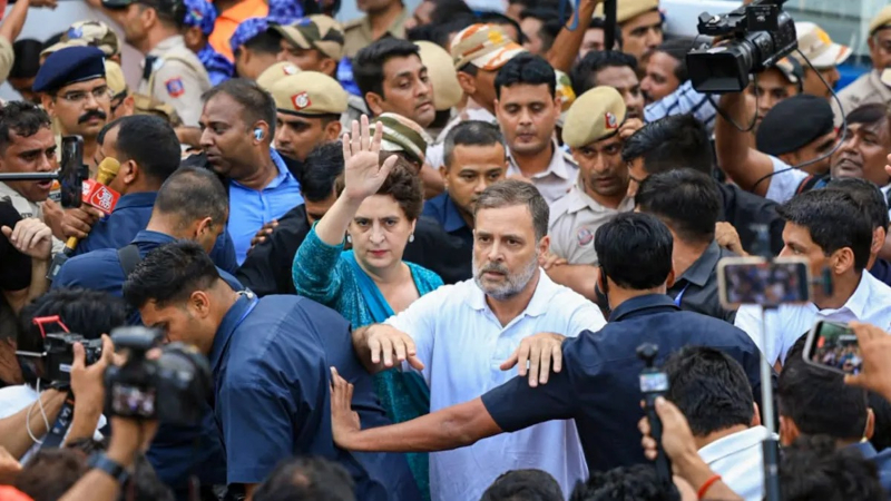 Rahul Gandhi and Priyanka Vadra