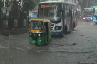Rain Bengaluru Road