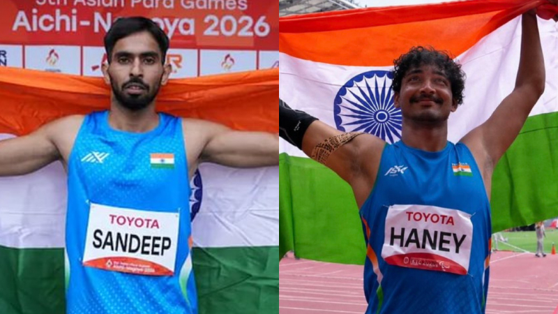 Sandeep Singh and Haney Asian Para Games 2026