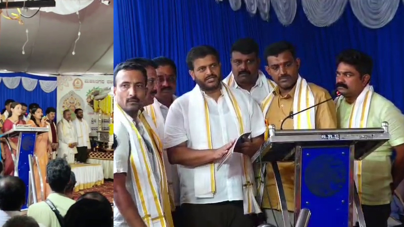 ಶಿವಮೊಗ್ಗ ದಸರಾದಲ್ಲೂ `ವಂದೇ ಮಾತರಂ’ ಗೊಂದಲ – ಪೂರ್ಣ ಹಾಡಿದ್ದಕ್ಕೆ ಕಾಂಗ್ರೆಸ್ ಮುಖಂಡರ ಆಕ್ಷೇಪ!
