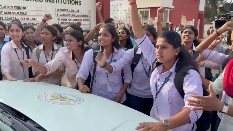 St Agnes College Students Protest