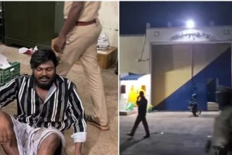 ಸಿಬ್ಬಂದಿ ಮೇಲೆ ಹಲ್ಲೆ ನಡೆಸಿ ತಮಿಳುನಾಡಿನ ಜೈಲಿನಿಂದ 17 ಖೈದಿಗಳು ಪರಾರಿ - ಓರ್ವ ಅರೆಸ್ಟ್ 17 Tamil Nadu Theni Sub Jail Break 17 Convicts Escape One Arrested