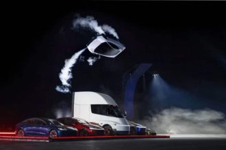 Tesla flying car Roadster