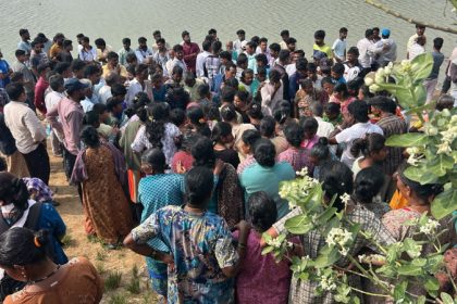 Three children drowned while swimming in Marle village Chikkamagaluru taluk