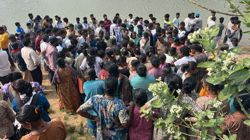 Three children drowned while swimming in Marle village Chikkamagaluru taluk