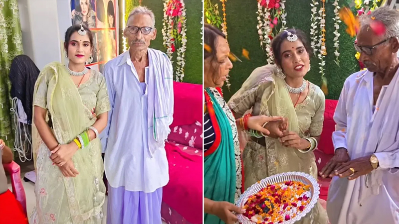 Viral Video | 30ರ ಯುವತಿಗೆ 75ರ ಅಜ್ಜನ ಮೇಲೆ ಲವ್‌ – ನವರಾತ್ರಿ ಬಳಿಕ ಮದುವೆ?