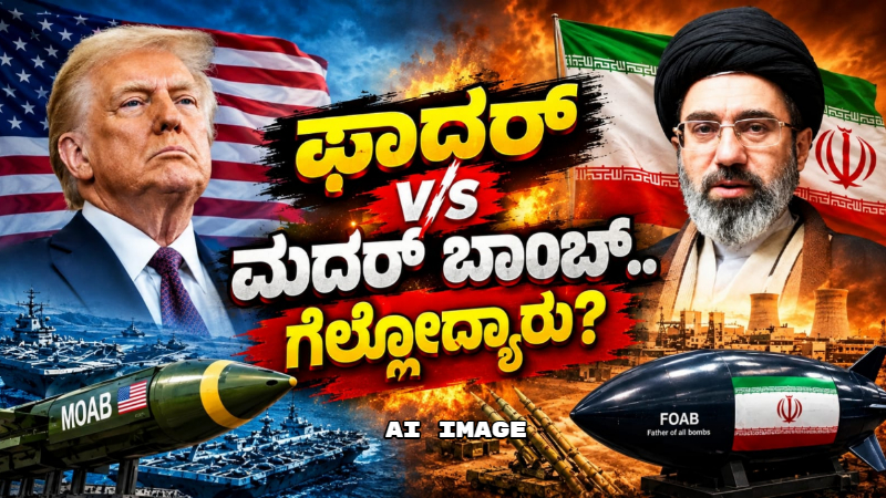 ಇರಾನ್‌ ಮೇಲೆ ‘ಮದರ್‌ ಆಫ್‌ ಆಲ್‌ ಬಾಂಬ್ಸ್‌’ ಹಾಕಲು ಅಮೆರಿಕ ರೆಡಿ! – ಏನಿದು ಶಸ್ತ್ರಾಸ್ತ್ರ, ಎಷ್ಟು ಅಪಾಯಕಾರಿ?