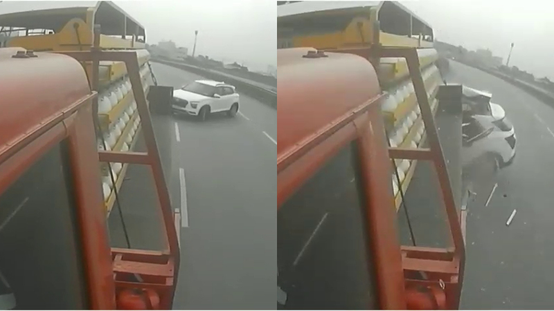 CNG ಟ್ರಕ್‌ಗೆ ಕಾರು ಡಿಕ್ಕಿ – ಬಾಲಕ ಸ್ಥಳದಲ್ಲೇ ಸಾವು, ಮೂವರು ಅಪ್ರಾಪ್ತರಿಗೆ ಗಂಭೀರ ಗಾಯ
