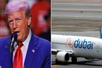 donald trump flydubai flight
