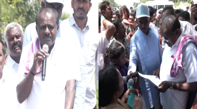 ಇವರಂತೆ ಹೆದರಿಸಿ ಕಾನೂನುಬಾಹಿರವಾಗಿ ಜಮೀನು ಖರೀದಿಸಿರೋದು ಪ್ರೂವ್ ಮಾಡಿದ್ರೆ ನೇಣು ಹಾಕಿಕೊಳ್ತೀನಿ: ಸಿಎಂಗೆ ಹೆಚ್‌ಡಿಕೆ ಸವಾಲು