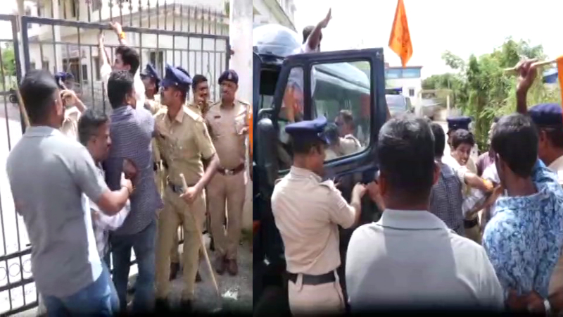KSOU ವಿರುದ್ಧ ಭುಗಿಲೆದ್ದ ಆಕ್ರೋಶ – ABVPಯಿಂದ ಕಚೇರಿಗೆ ಮುತ್ತಿಗೆ ಯತ್ನ