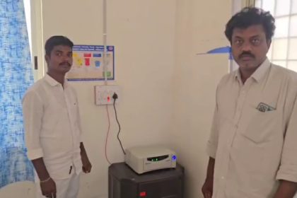 public tv impact power finally restored to maternity ward at tekkalakote chc with new ups 2