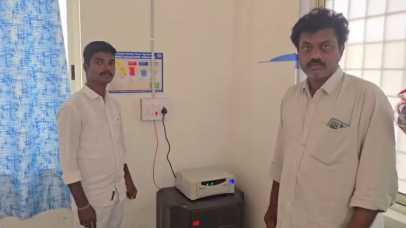 PUBLiC TV Impact – ತೆಕ್ಕಲಕೋಟೆ ಸಮುದಾಯ ಆರೋಗ್ಯ ಕೇಂದ್ರಕ್ಕೆ ಕೊನೆಗೂ ಬಂತು ಬೆಳಕು