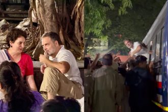 rahul gandhi protest