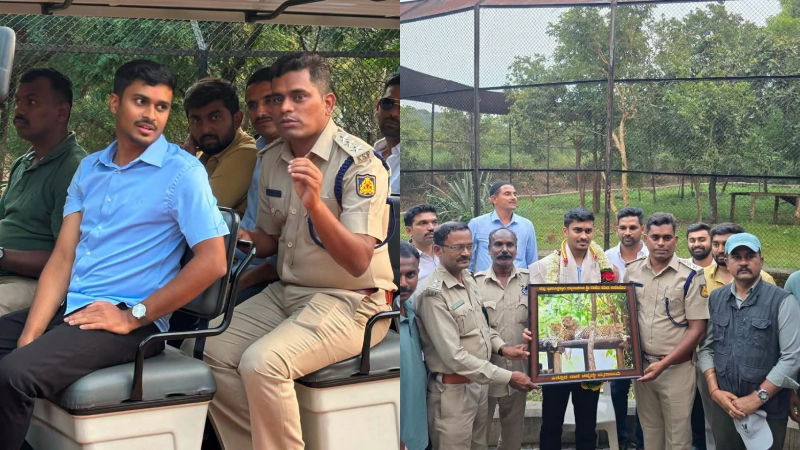 2 ಚಿರತೆ, 1 ಸಿಂಹ ದತ್ತು ಪಡೆದ ಸತೀಶ್‌ ಜಾರಕಿಹೊಳಿ ಪುತ್ರ
