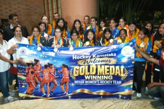 womens hockey team bengaluru airport